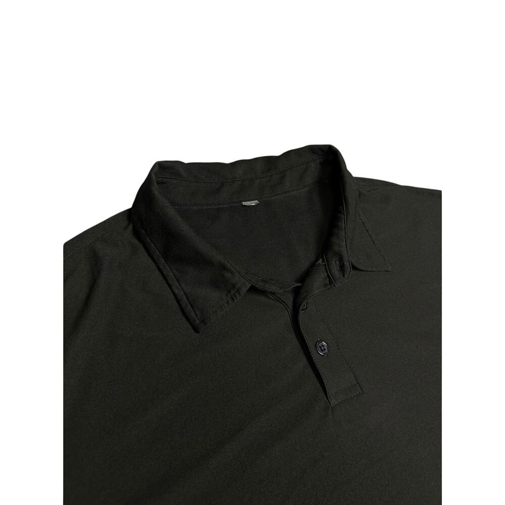 Vuori Shirt Mens XL Black Polo Soft Athleisure Golf Casual Athletic Light